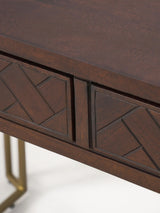 Master Çekmeceli Ahşap Çalışma Masası Ceviz