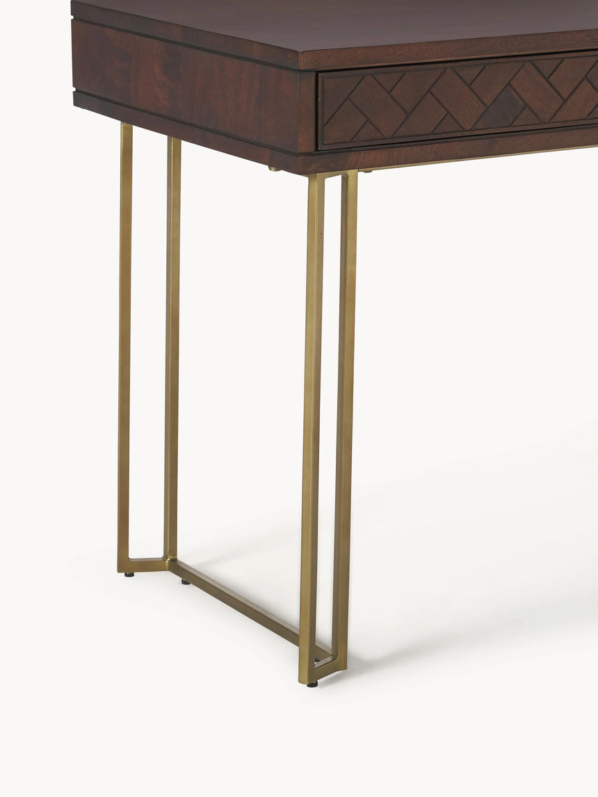 Master Çekmeceli Ahşap Çalışma Masası Ceviz