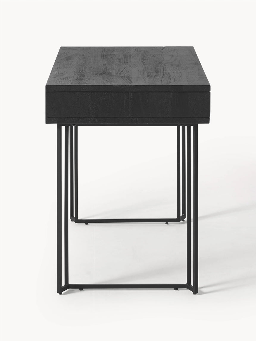 Master Çekmeceli Ahşap Çalışma Masası Siyah