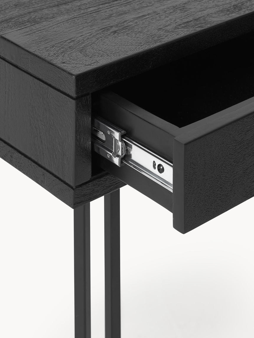 Master Çekmeceli Ahşap Çalışma Masası Siyah
