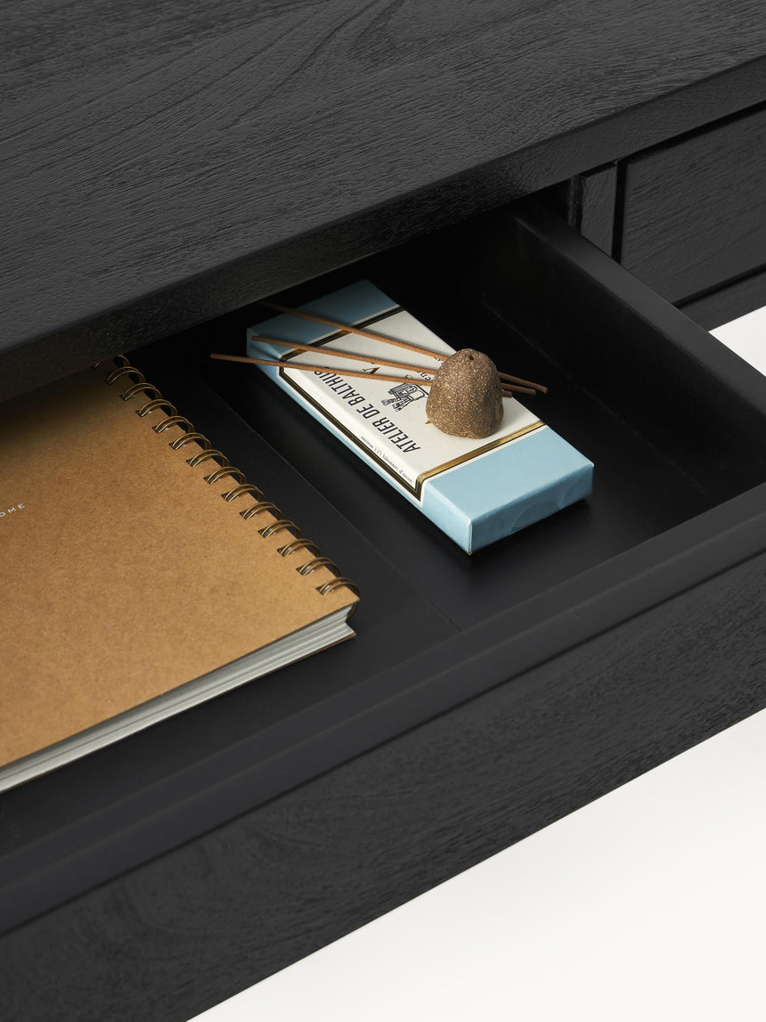 Master Çekmeceli Ahşap Çalışma Masası Siyah