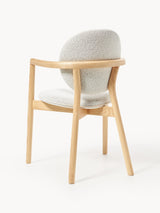 Maya Ahşap Sandalye Kırık Beyaz Bukle Meşe