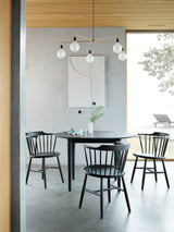 Megane Ahşap Sandalye Siyah