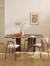 Meta Ahşap Yemek Masası Ceviz