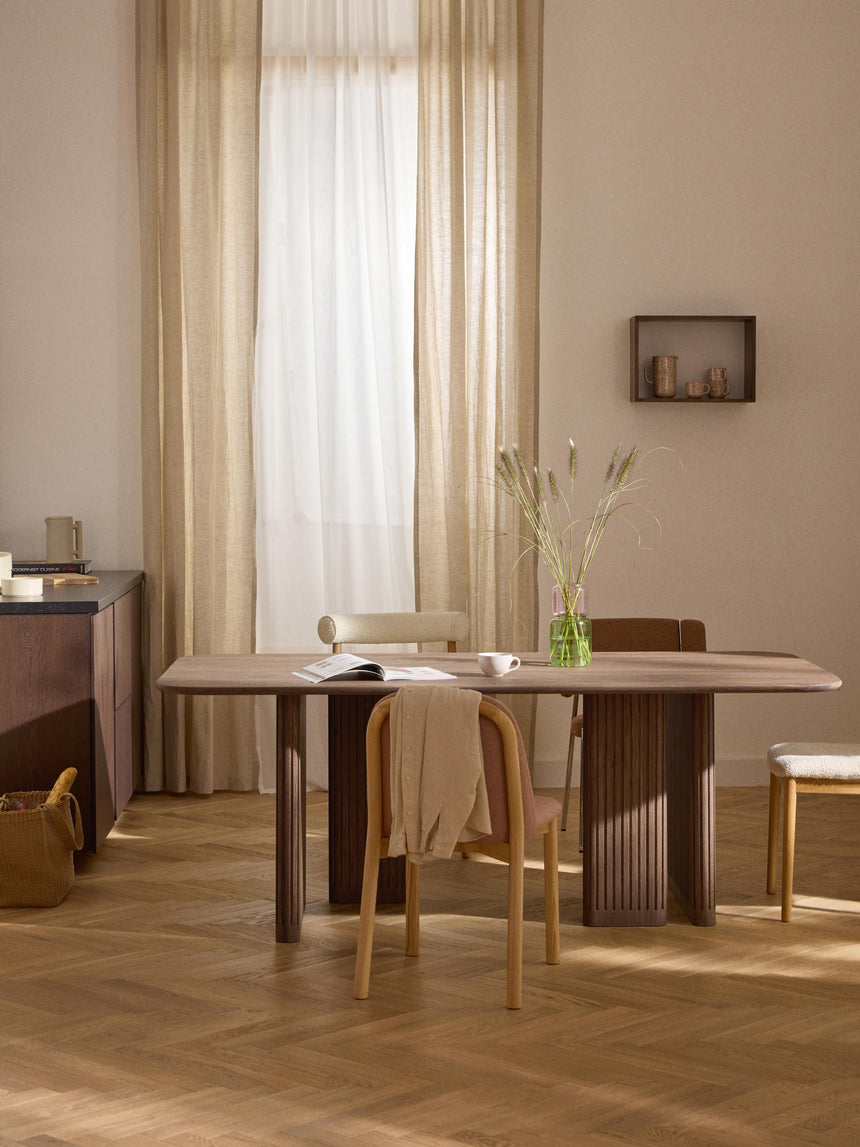 Meta Ahşap Yemek Masası Ceviz