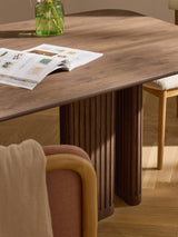 Meta Ahşap Yemek Masası Ceviz