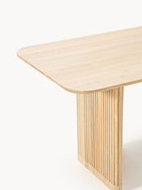 Meta Ahşap Yemek Masası Meşe