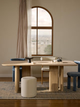 Meta Ahşap Yemek Masası Meşe