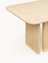 Meta Ahşap Yemek Masası Meşe