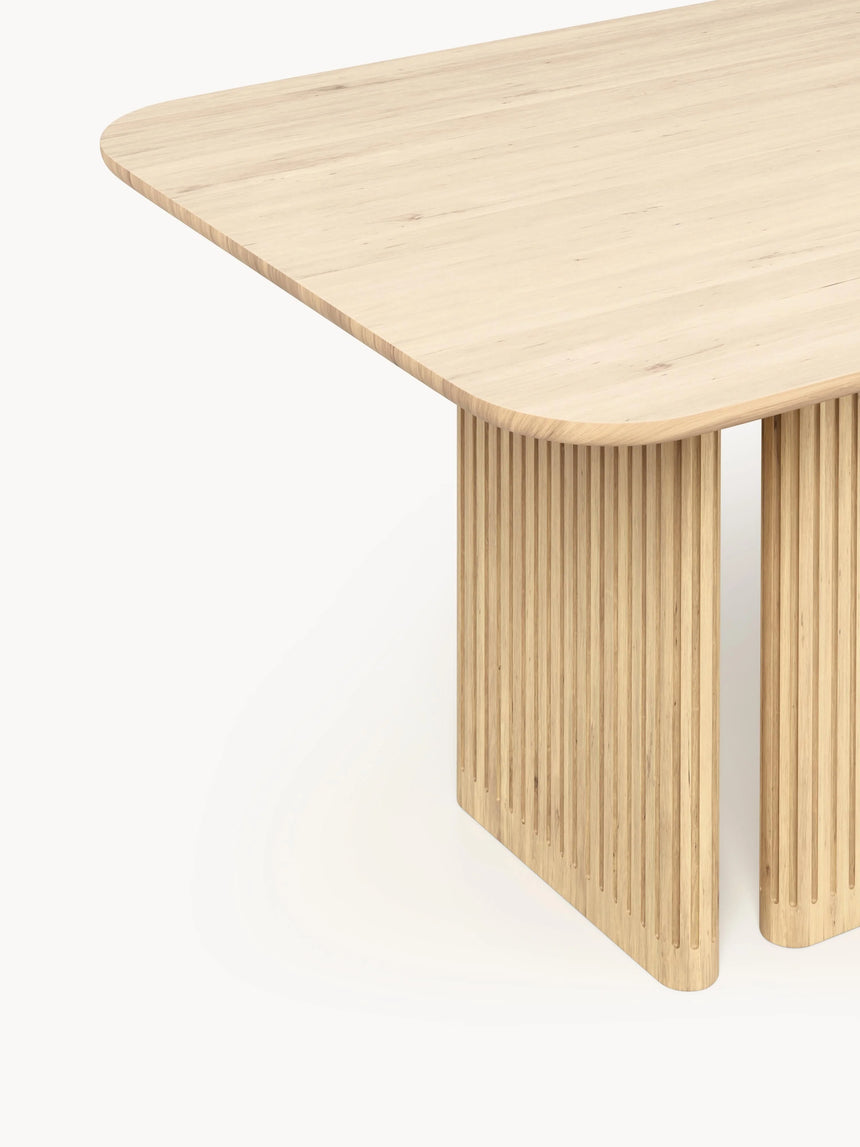 Meta Ahşap Yemek Masası Meşe