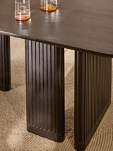 Meta Ahşap Yemek Masası Siyah