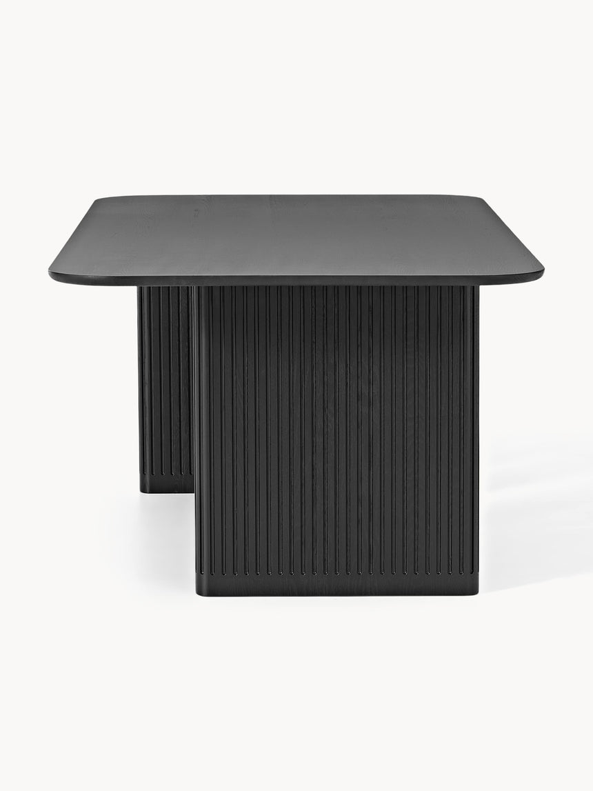 Meta Ahşap Yemek Masası Siyah