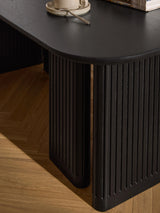 Meta Ahşap Yemek Masası Siyah