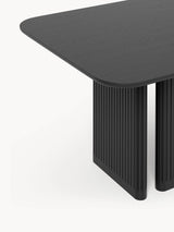 Meta Ahşap Yemek Masası Siyah