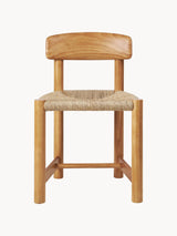 Miller Hasır İşlemeli Ahşap Sandalye Natürel