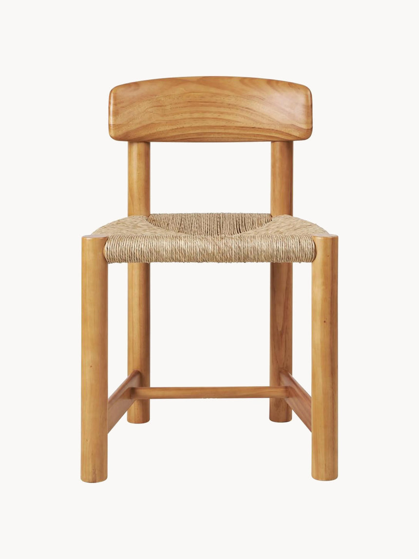 Miller Hasır İşlemeli Ahşap Sandalye Natürel