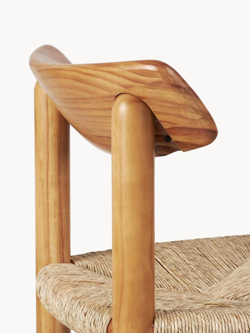 Miller Hasır İşlemeli Ahşap Sandalye Natürel