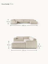 Mira Big Köşe Koltuk Bej Fitilli