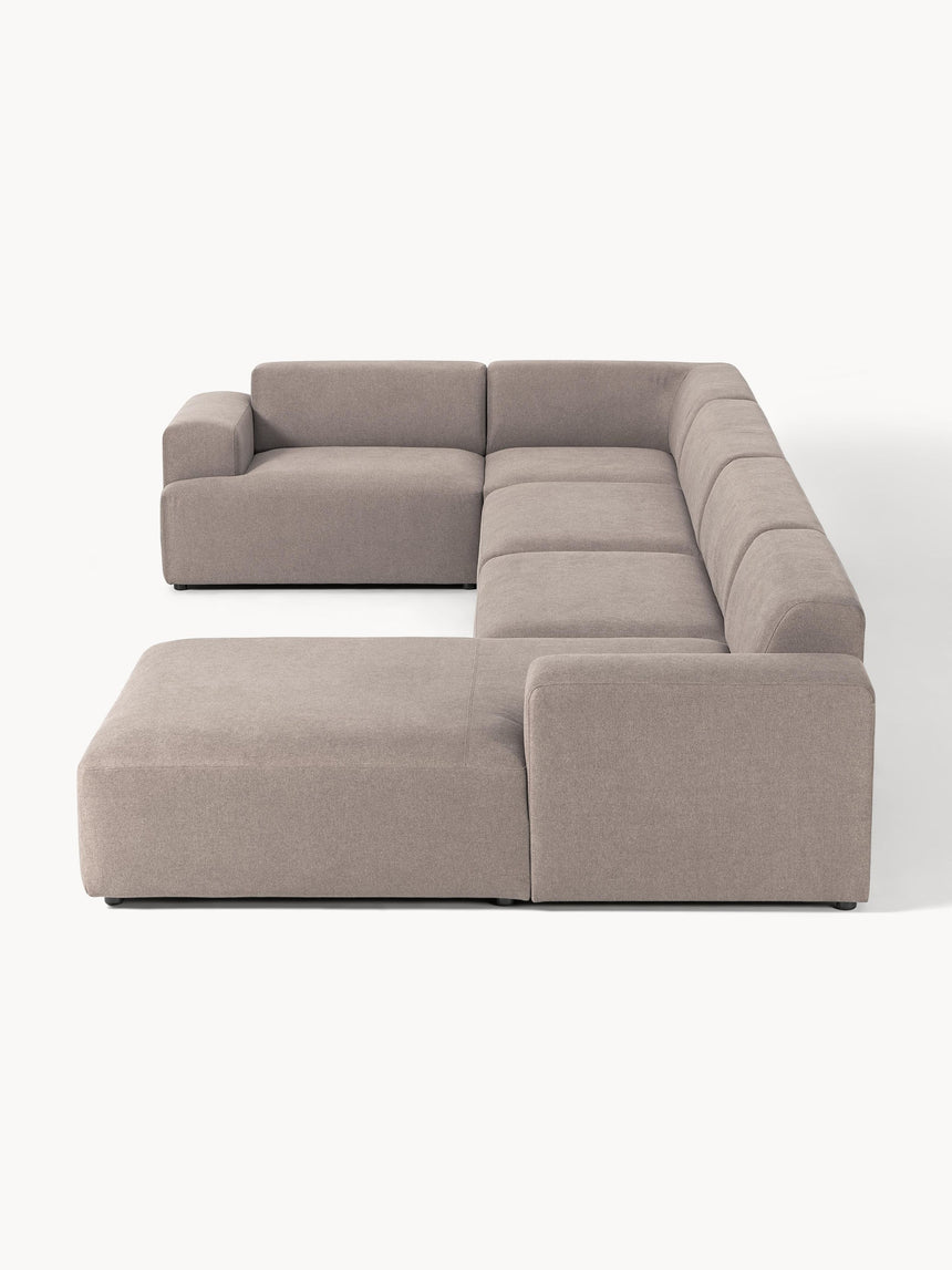 Mira Big Köşe Koltuk Boz Kahverengi