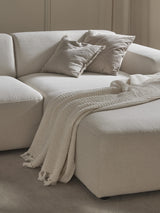 Mira Big Köşe Koltuk Kırık Beyaz