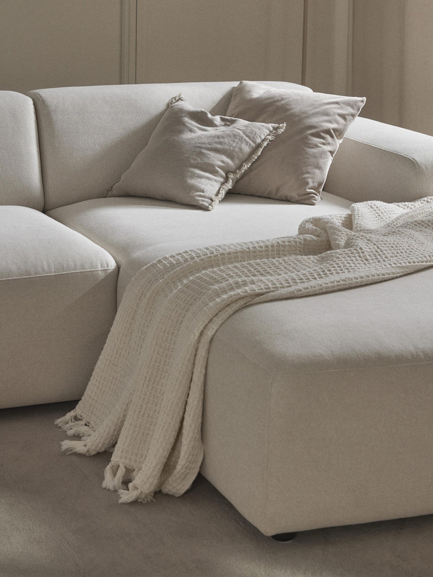 Mira Big Köşe Koltuk Kırık Beyaz