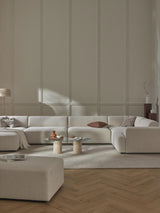 Mira Big Köşe Koltuk Kırık Beyaz