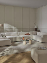 Mira Big Köşe Koltuk Kırık Beyaz