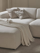 Mira Big Köşe Koltuk Kırık Beyaz