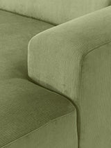 Mira Big Köşe Koltuk Yeşil Fitilli