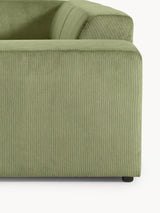 Mira Big Köşe Koltuk Yeşil Fitilli