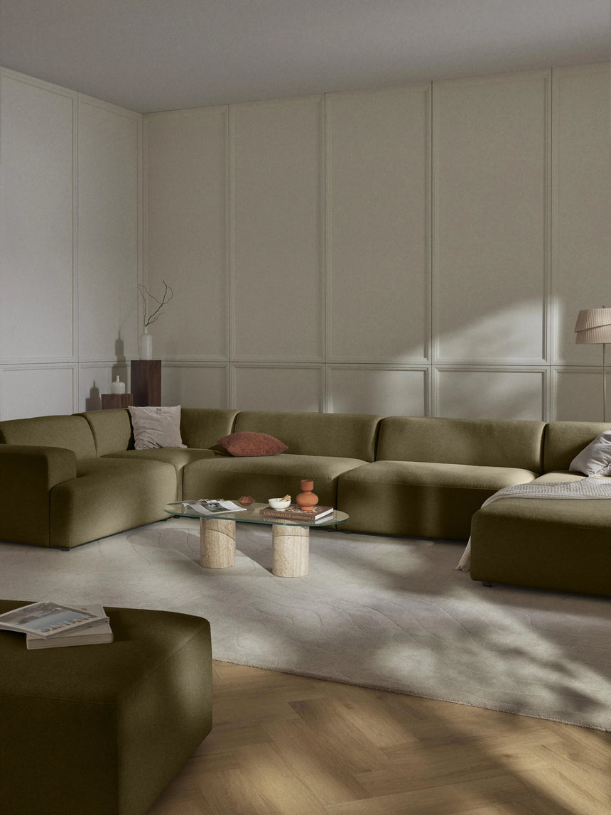 Mira Big Köşe Koltuk Zeytin Yeşili