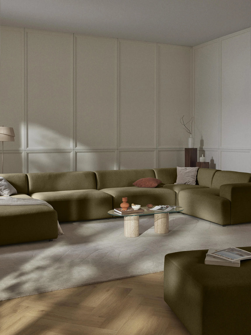 Mira Big Köşe Koltuk Zeytin Yeşili