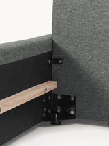 Mira Çift Kişilik Karyola Gri