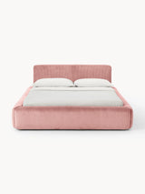 Mira Çift Kişilik Karyola Pembe Fitilli