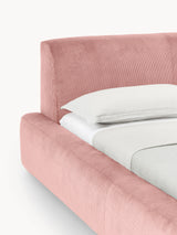 Mira Çift Kişilik Karyola Pembe Fitilli