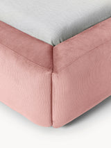 Mira Çift Kişilik Karyola Pembe Fitilli