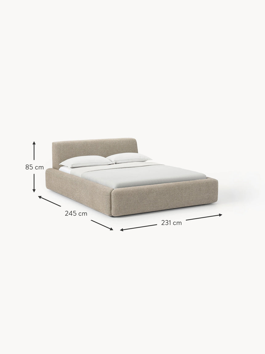 Mira Çift Kişilik Karyola Vizon