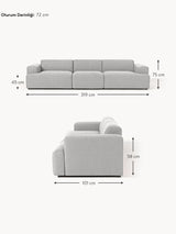 Mira Dörtlü Koltuk Açık Gri