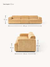 Mira Dörtlü Koltuk Hardal Sarısı Şönil