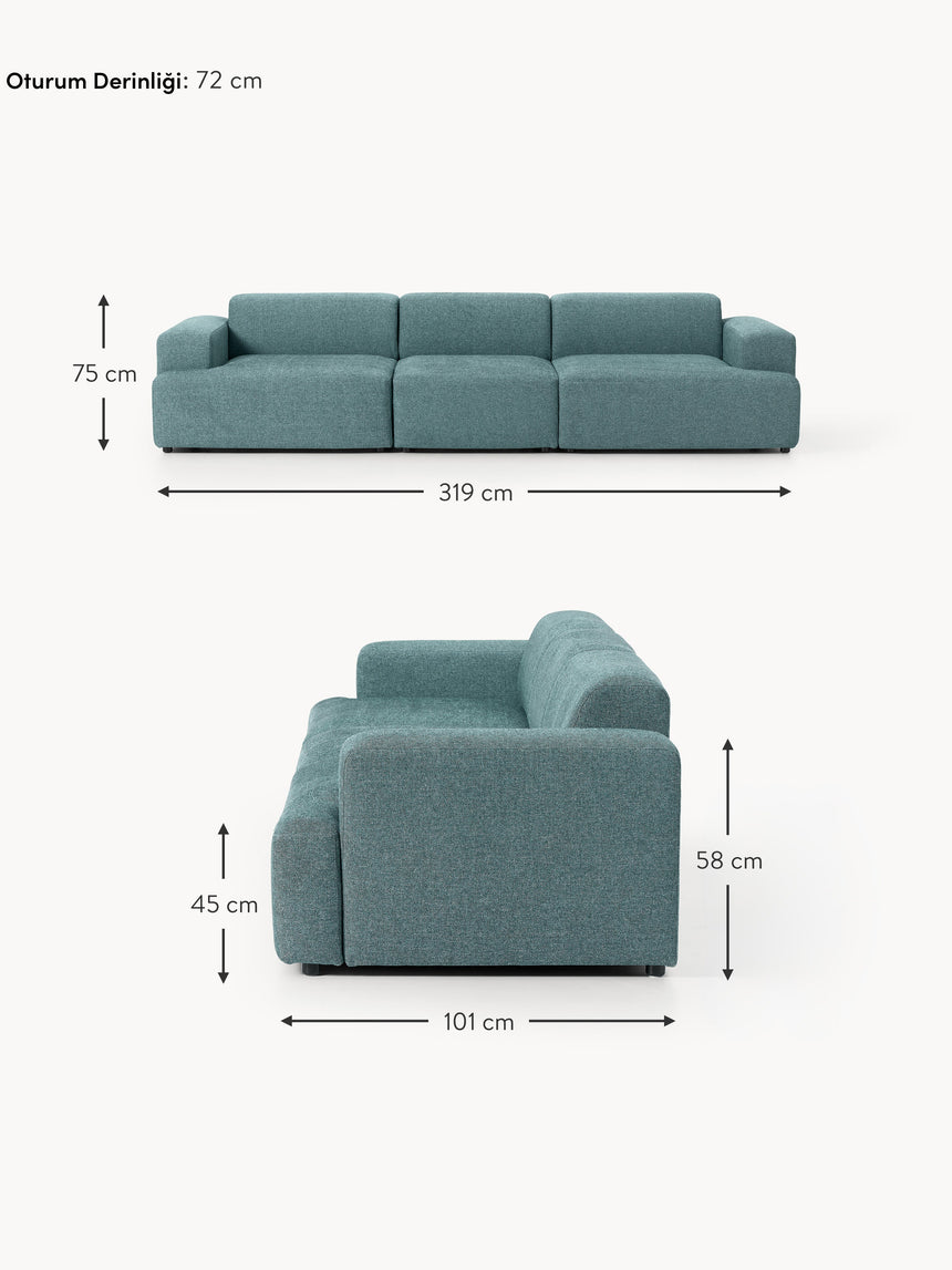 Mira Dörtlü Koltuk Turkuaz