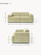 Mira İkili Koltuk Açık Yeşil Şönil