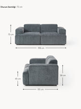 Mira İkili Koltuk Gri Mavi Şönil