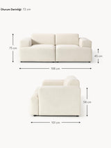 Mira İkili Koltuk Kırık Beyaz