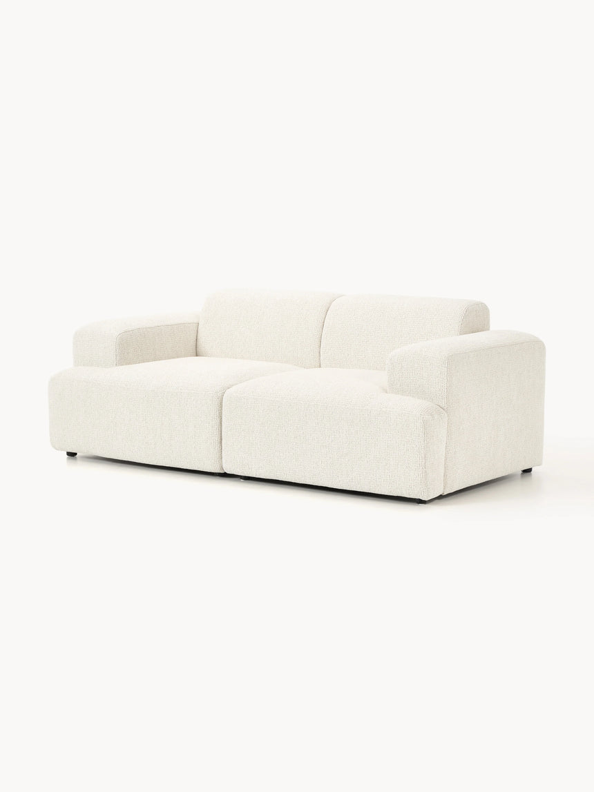 Mira İkili Koltuk Kırık Beyaz Şönil