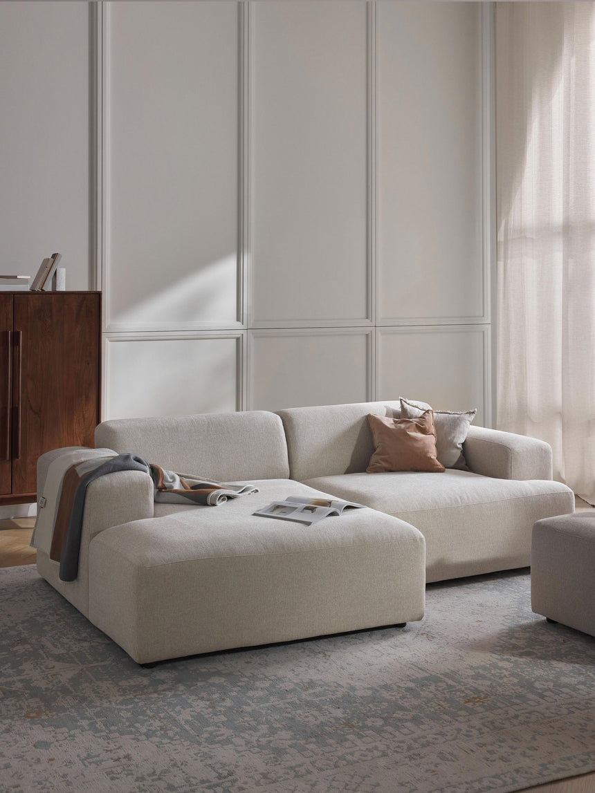 Mira Köşe Koltuk Açık Bej