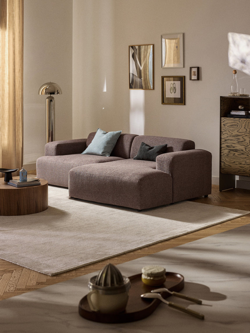 Mira Köşe Koltuk Antik Pembe