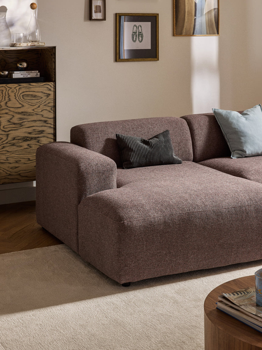 Mira Köşe Koltuk Antik Pembe