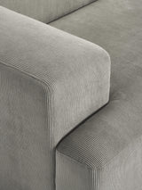 Mira Köşe Koltuk Gri Fitilli