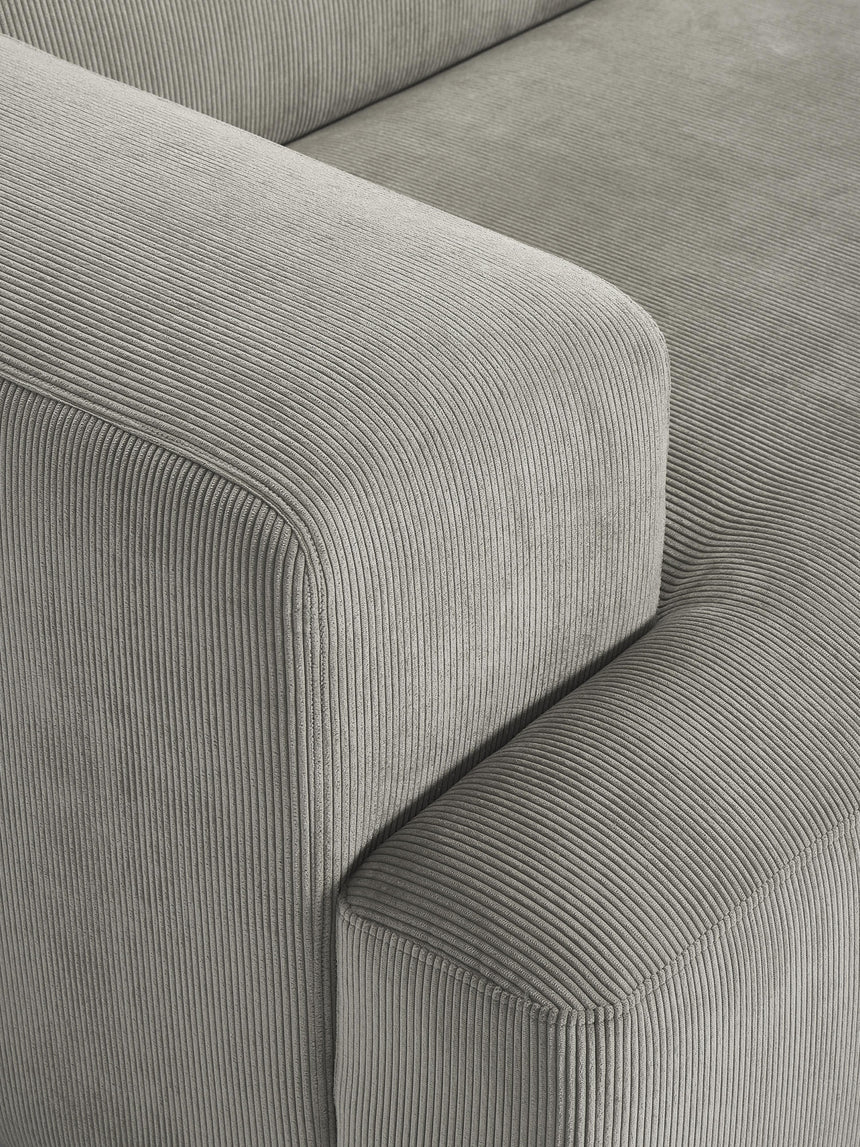 Mira Köşe Koltuk Gri Fitilli