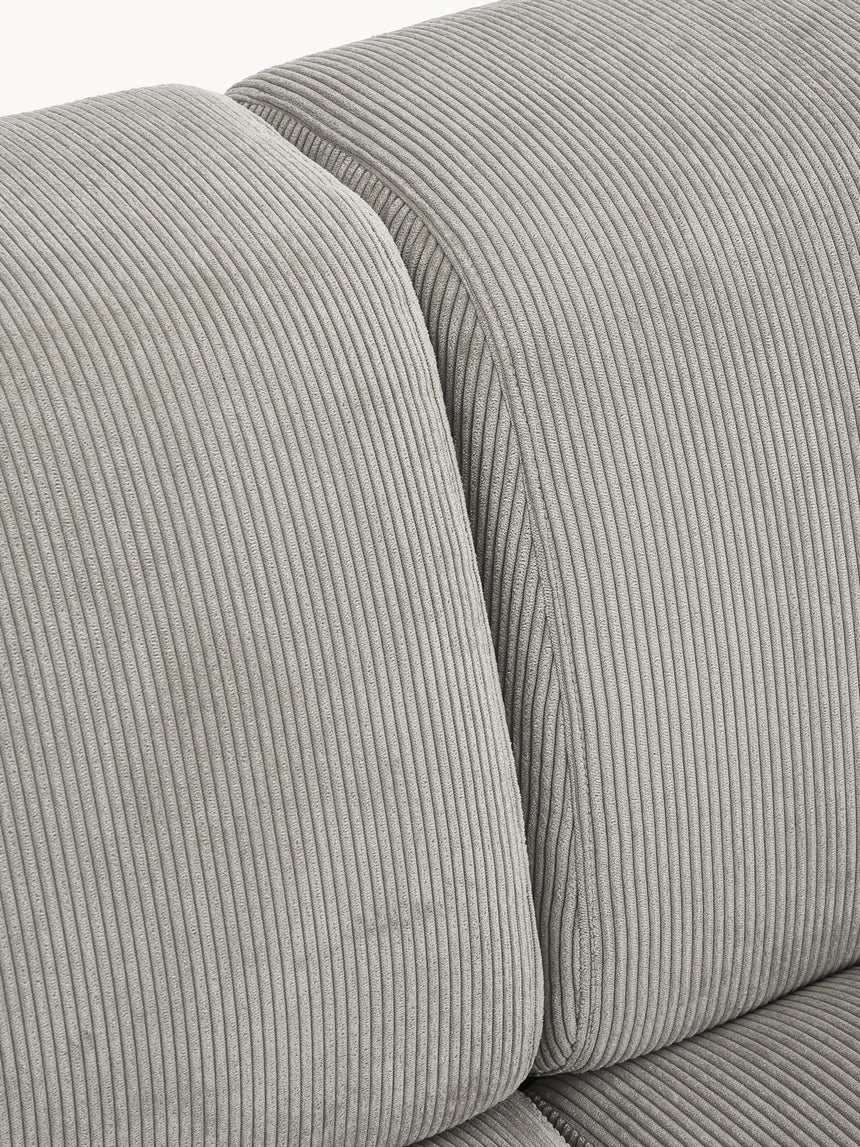 Mira Köşe Koltuk Gri Fitilli